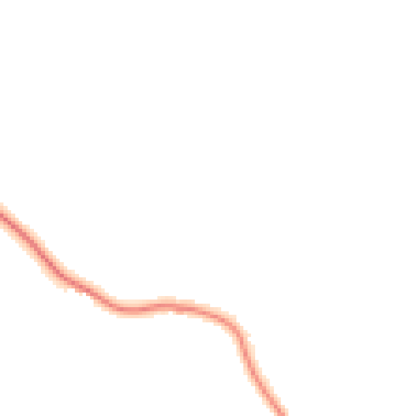 Night-time road noise heatmap for GL2 8FB