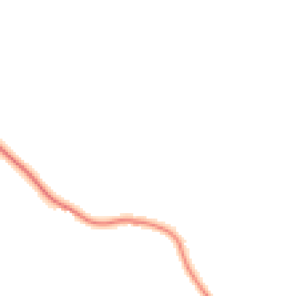 Night-time road noise heatmap for GL2 8FD