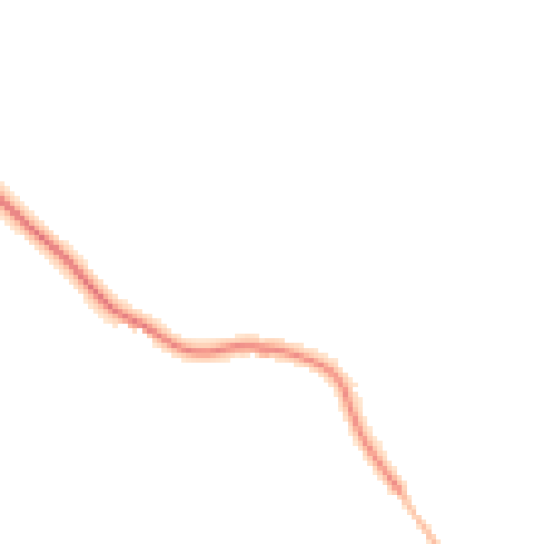 Night-time road noise heatmap for GL2 8FG