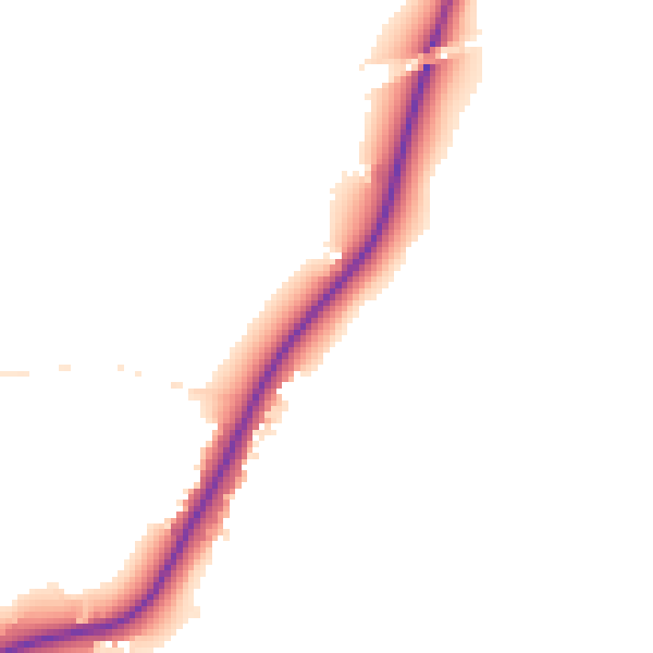 Daytime road noise heatmap for GL2 8FP