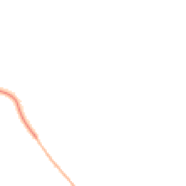 Night-time road noise heatmap for GL2 8LH