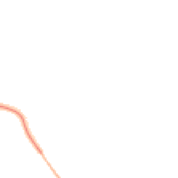 Night-time road noise heatmap for GL2 8LJ
