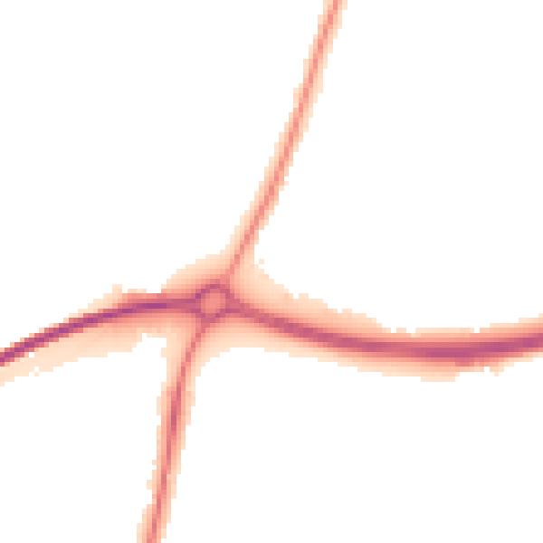 Night-time road noise heatmap for GL2 9AR