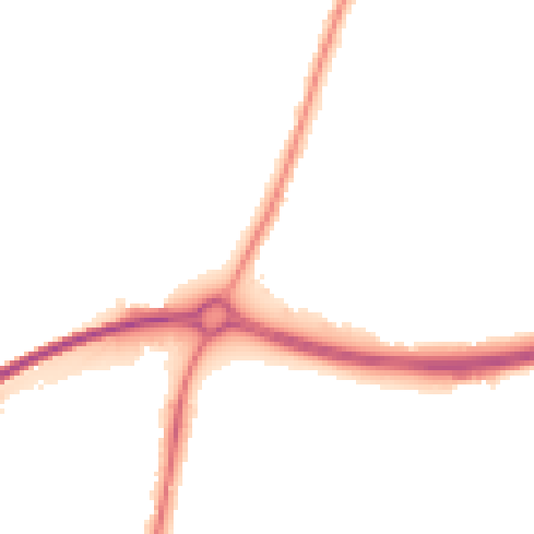 Night-time road noise heatmap for GL2 9AU