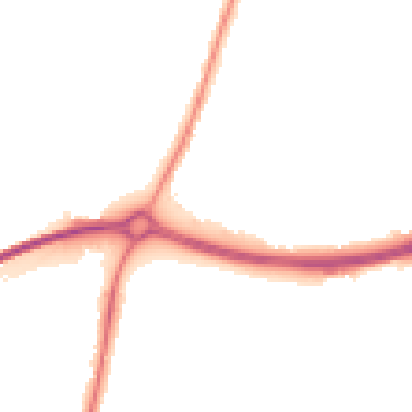 Night-time road noise heatmap for GL2 9AW