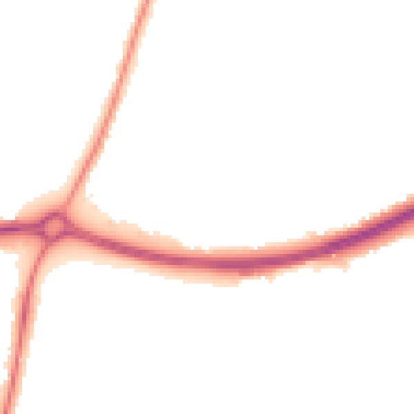Night-time road noise heatmap for GL2 9BH