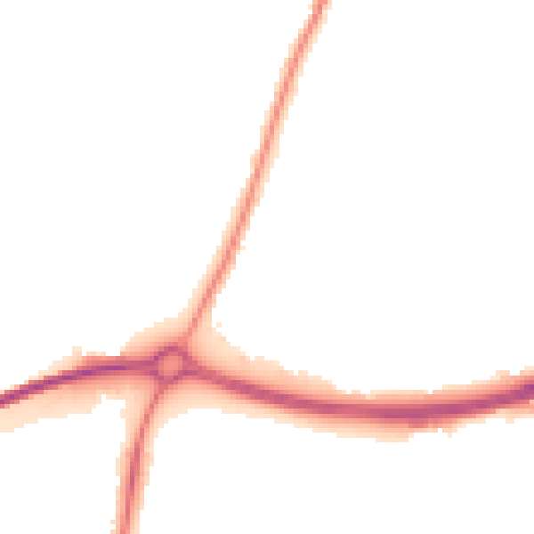 Night-time road noise heatmap for GL2 9DN