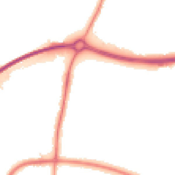 Night-time road noise heatmap for GL2 9DW