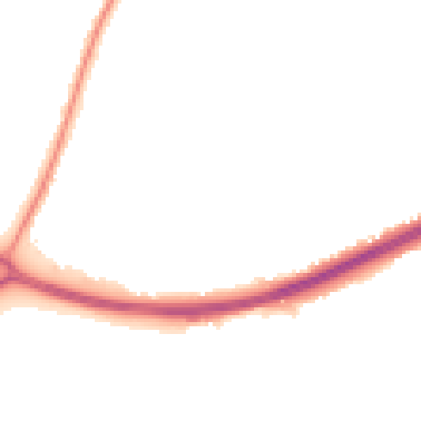 Night-time road noise heatmap for GL2 9FE