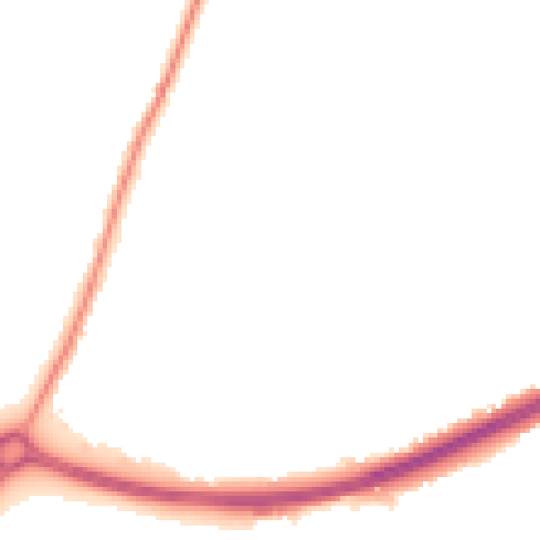 Night-time road noise heatmap for GL2 9FG