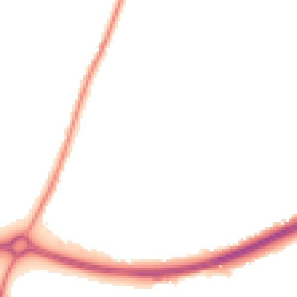 Night-time road noise heatmap for GL2 9FN
