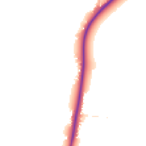 Daytime road noise heatmap for GL2 9GZ