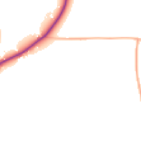 Daytime road noise heatmap for GL2 9PS