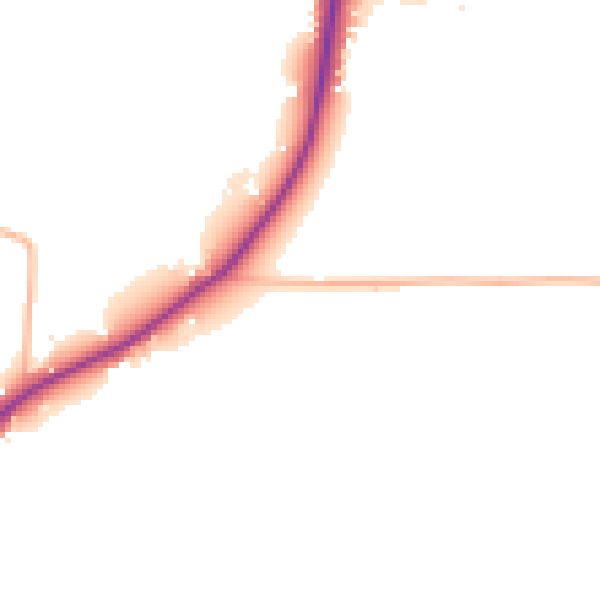 Daytime road noise heatmap for GL2 9PT