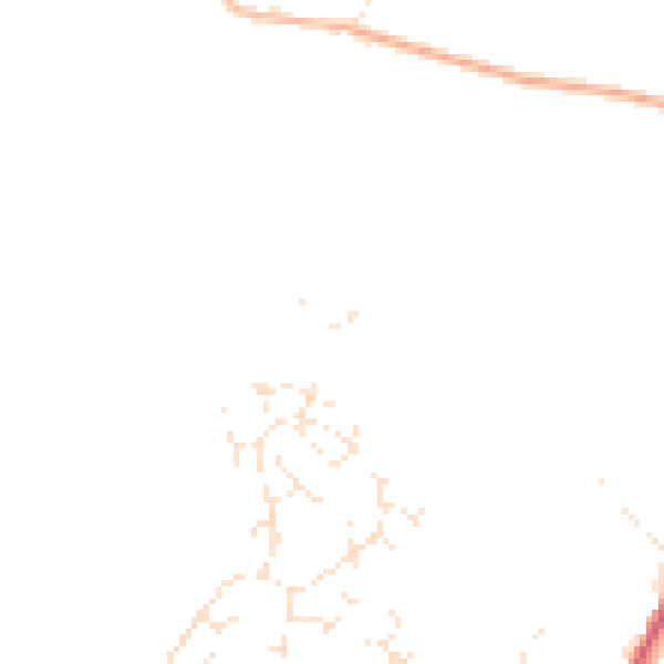 Daytime road noise heatmap for GL2 9QQ