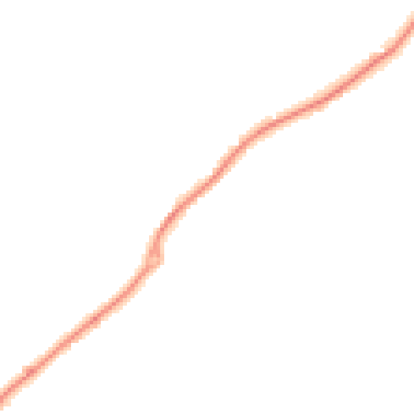 Night-time road noise heatmap for GL2 9RF