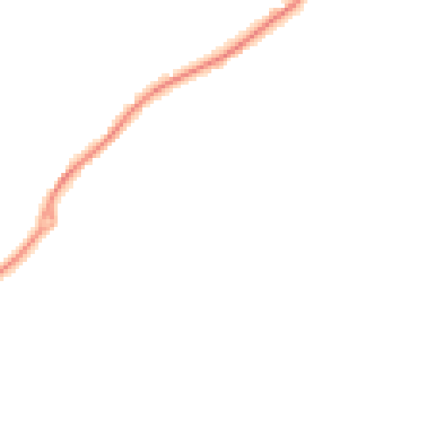Night-time road noise heatmap for GL2 9RQ