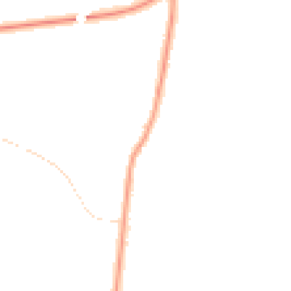 Night-time road noise heatmap for GL4 0BB