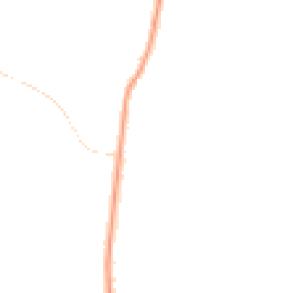 Night-time road noise heatmap for GL4 0BQ