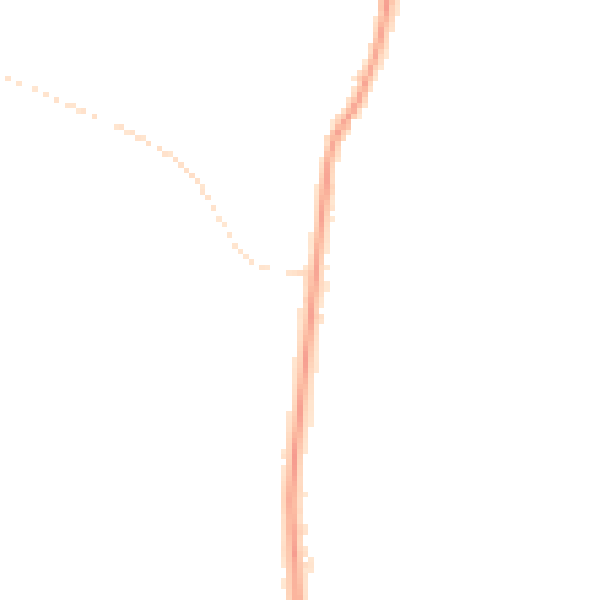 Night-time road noise heatmap for GL4 0DF