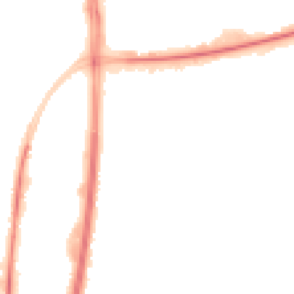 Night-time road noise heatmap for GL4 0DP