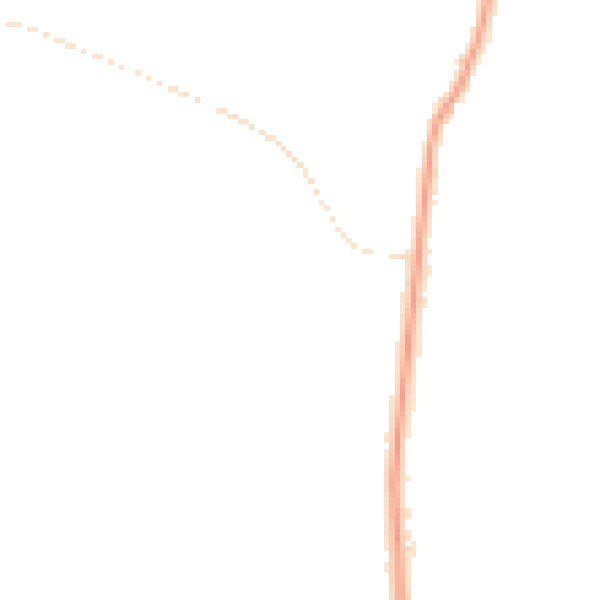 Night-time road noise heatmap for GL4 0DW
