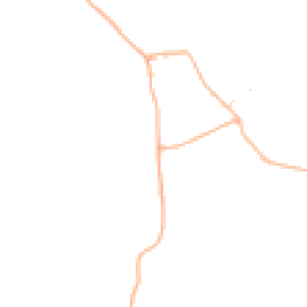 Daytime road noise heatmap for GL4 0ED