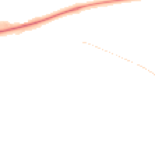 Night-time road noise heatmap for GL4 0PE