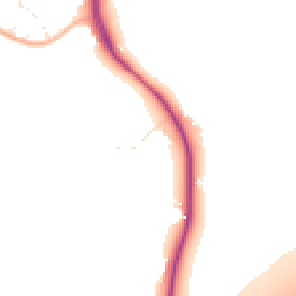 Daytime road noise heatmap for GL4 0UE