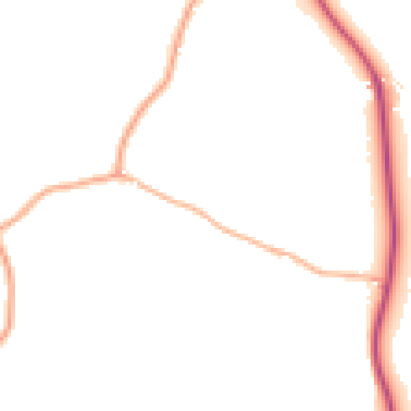 Daytime road noise heatmap for GL4 0XF