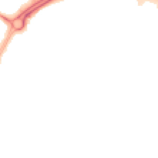 Night-time road noise heatmap for GL4 3DA