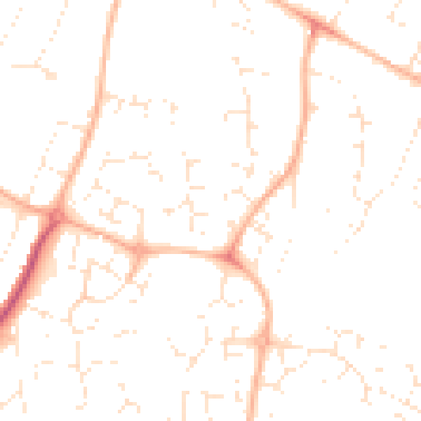 Daytime road noise heatmap for GL4 3FH