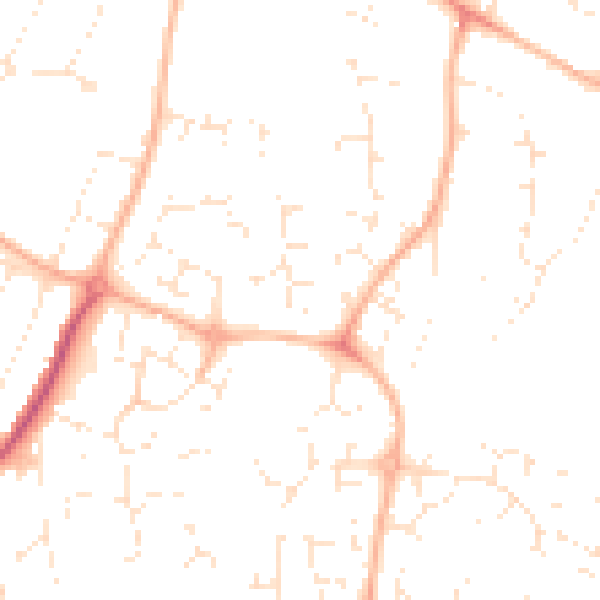 Daytime road noise heatmap for GL4 3FL