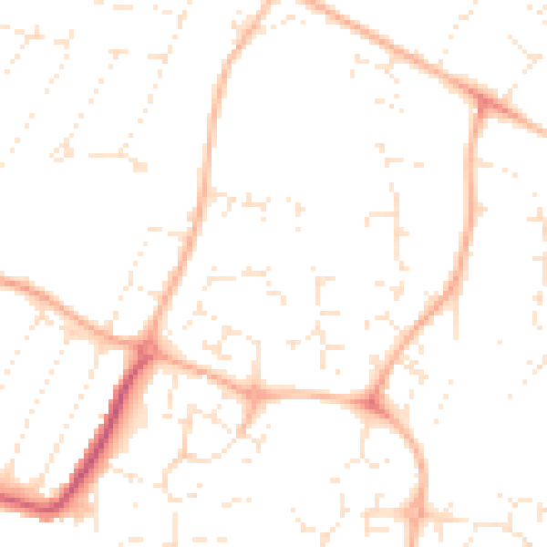 Daytime road noise heatmap for GL4 3GB