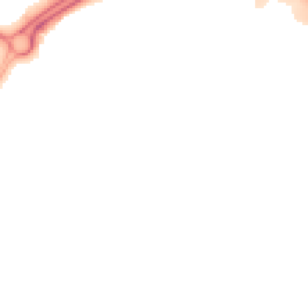 Night-time road noise heatmap for GL4 3JA