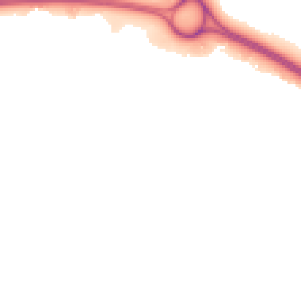 Night-time road noise heatmap for GL4 3SA