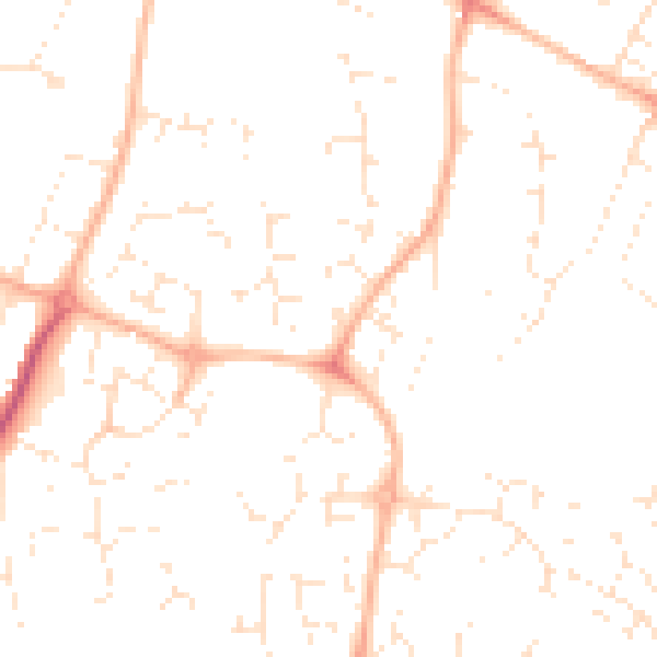 Daytime road noise heatmap for GL4 3TS