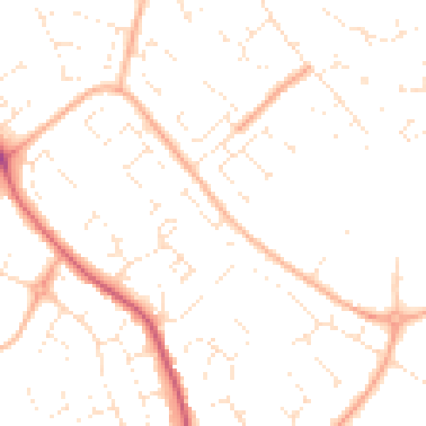 Daytime road noise heatmap for GL4 4XL