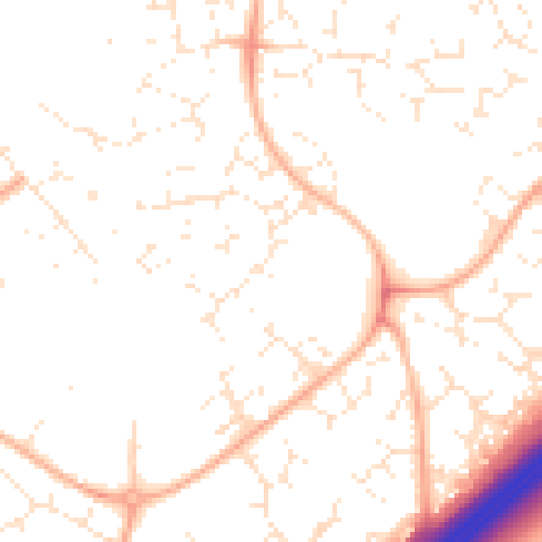 Daytime road noise heatmap for GL4 4XN