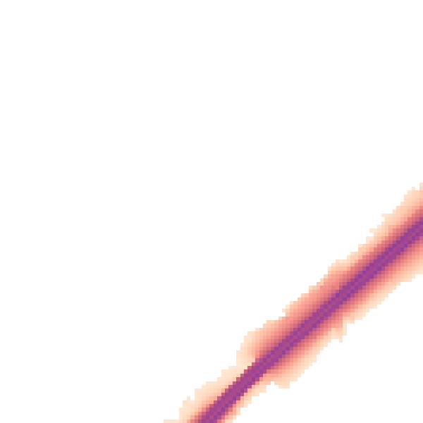 Night-time road noise heatmap for GL4 5BS