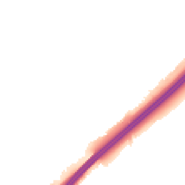 Night-time road noise heatmap for GL4 5BZ