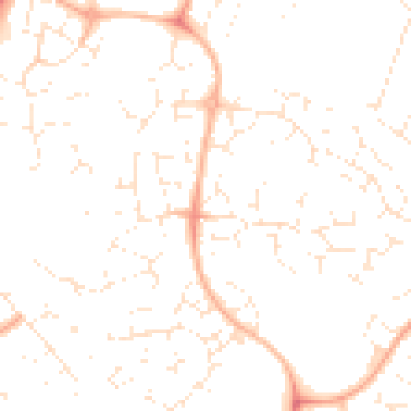 Daytime road noise heatmap for GL4 5FS