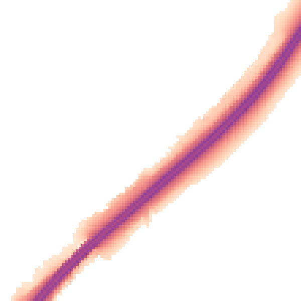 Night-time road noise heatmap for GL4 5FY