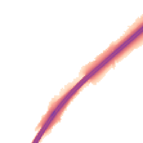Night-time road noise heatmap for GL4 5JT
