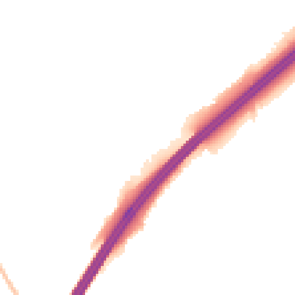 Night-time road noise heatmap for GL4 5JU