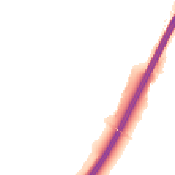Night-time road noise heatmap for GL4 5LG