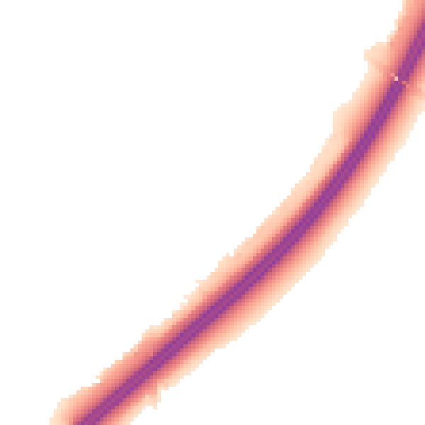 Night-time road noise heatmap for GL4 5SZ