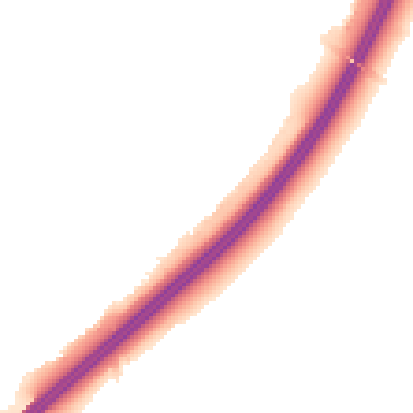 Night-time road noise heatmap for GL4 5TA