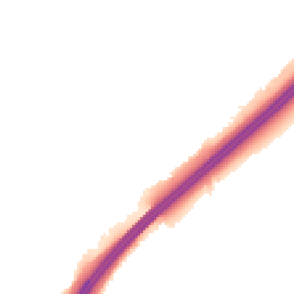 Night-time road noise heatmap for GL4 5UD