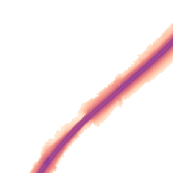 Night-time road noise heatmap for GL4 5UF